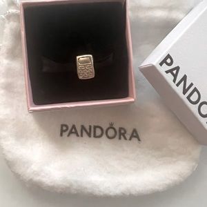 Rare and Retired Silver Pandora Cell Phone Charm
